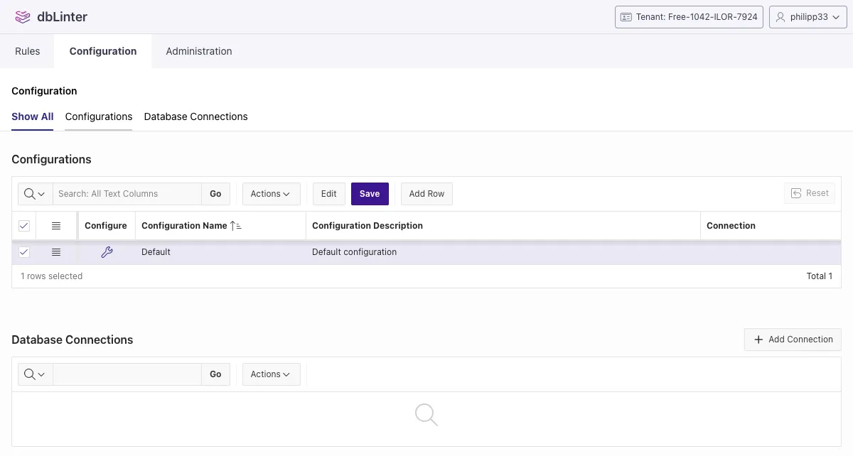 Manage Configuration