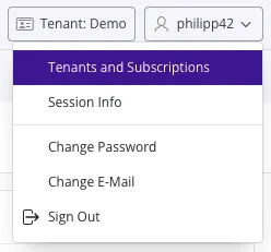 Edit Tenant Access